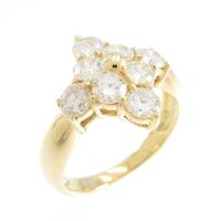 K18YG ダイヤモンドリング