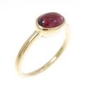 K18YG ガーネットリング
