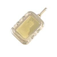 K18YG（枠）インゴット ペンダント