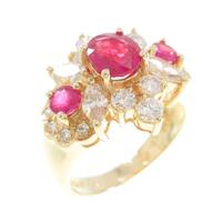 K18YG ルビーリング