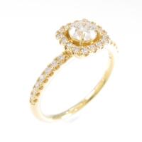 【リメイク】K18YG ダイヤモンドリング 0．311ct E VS2 EXT