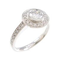 【リメイク】プラチナダイヤモンドリング 0．458ct D SI1 VG