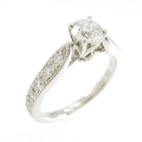 プラチナダイヤモンドリング 0．335ct F VS2 3EXT H＆C