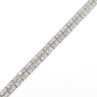 K18WG ダイヤモンドブレスレット