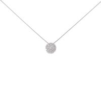 K18WG ダイヤモンドネックレス