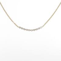 K18YG ダイヤモンドネックレス