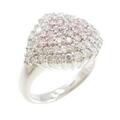PT パヴェ ピンクダイヤモンドリング