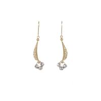 K18YG／PT ピアス