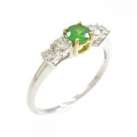 PT／K18YG デマントイドガーネットリング