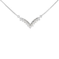 18KWG ダイヤモンドネックレス