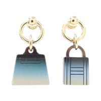 【未使用品】エルメス アミュレット マロキニエ フュージョン 057121FD ピアス