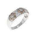 750WG フラワー ダイヤモンド リング 1.00CT