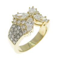 750YG ダイヤモンド リング 1.00CT