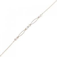 K10PG ダイヤモンド ブレスレット 0.10CT