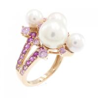 K18PG アコヤパール リング