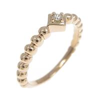 K18PG ダイヤモンド リング