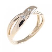 K18PG ダイヤモンド リング 0.03CT