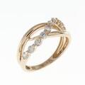 K18PG ダイヤモンド リング 0.32CT