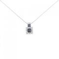 K18WG サファイヤ ネックレス 0.40CT