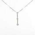 K18WG ダイヤモンド ネックレス 0.30CT