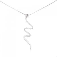 K18WG ダイヤモンド ネックレス 0.35CT