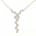K18WG ダイヤモンド ネックレス 1.00CT