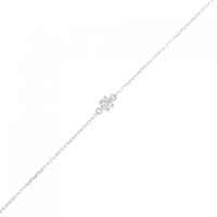 K18WG ダイヤモンド ブレスレット 0.1CT