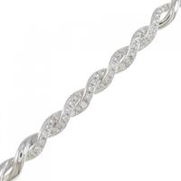 K18WG ダイヤモンド ブレスレット 0.48CT