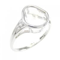 K18WG ダイヤモンド リング 0.42CT