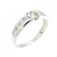 K18WG ダイヤモンド リング 0.50CT