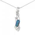 K18WG/750WG ボルダーオパール ネックレス 2.71CT