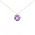K18YG アメジスト ネックレス 3.38CT