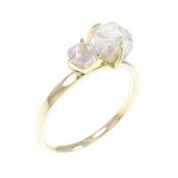 K18YG クオーツ リング