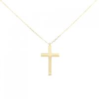 K18YG クロス ネックレス