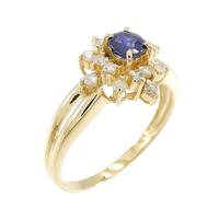 K18YG サファイヤ リング