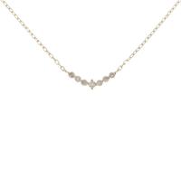 K18YG ダイヤモンド ネックレス 0.10CT