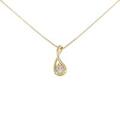 K18YG ダイヤモンド ネックレス 0.11CT