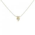 K18YG ダイヤモンド ネックレス 0.19CT