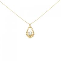 K18YG ダイヤモンド ネックレス 0.21CT