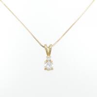 K18YG ダイヤモンド ネックレス 0.32CT