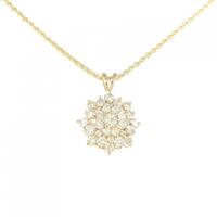 K18YG ダイヤモンド ネックレス 1.00CT