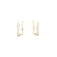 K18YG ダイヤモンド ピアス 0.12CT