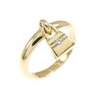 K18YG ダイヤモンド ピンキーリング 0.01CT