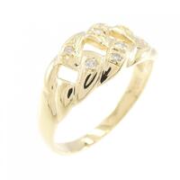 K18YG ダイヤモンド リング 0.05CT