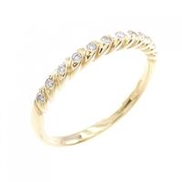 K18YG ダイヤモンド リング 0.08CT