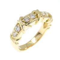 K18YG ダイヤモンド リング 0.34CT