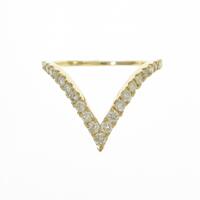 K18YG ダイヤモンド リング 0.40CT