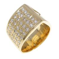 K18YG ダイヤモンド リング 0.70CT