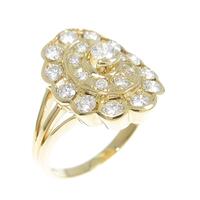 K18YG ダイヤモンド リング 0.80CT