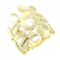 K18YG フラワー リング